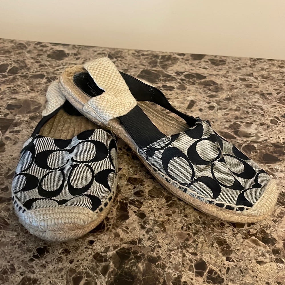 Coach slingback Espadrilles